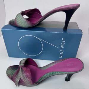 Nine West Snake Skin Pump S9.5